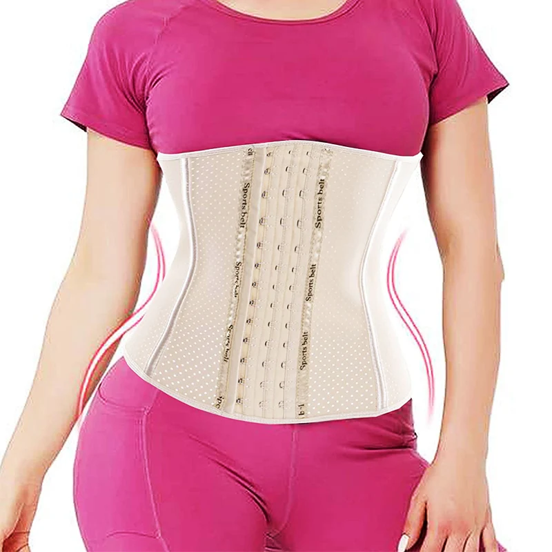 Postpartum Belly Belt Rubber Latex Underbust Waist Trainer Body Shaper