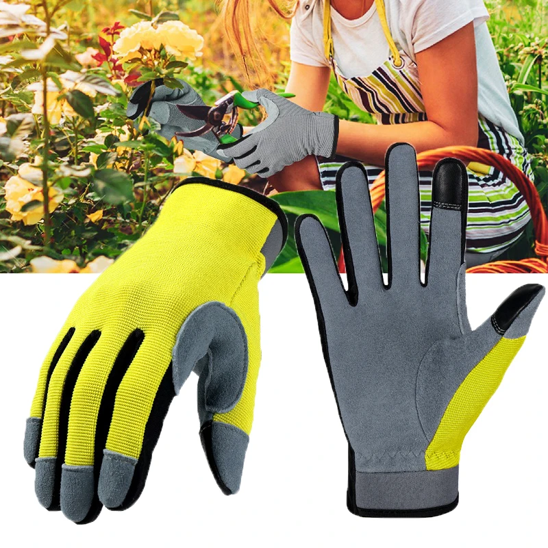 Gardening Gloves Winter Deerskin Thermal Gloves Women Men Gauntlets Outdoor Work For Digging Planting Garden Tool gardening gloves
