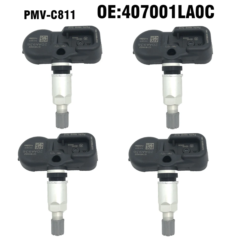 4pcs Car Tire Pressure Sensor Monitoring System TPMS 315MHz For INFINITI EX35 2010-2012 Q40 Q60 QX50 QX56 For NISSAN CUBE JUKE