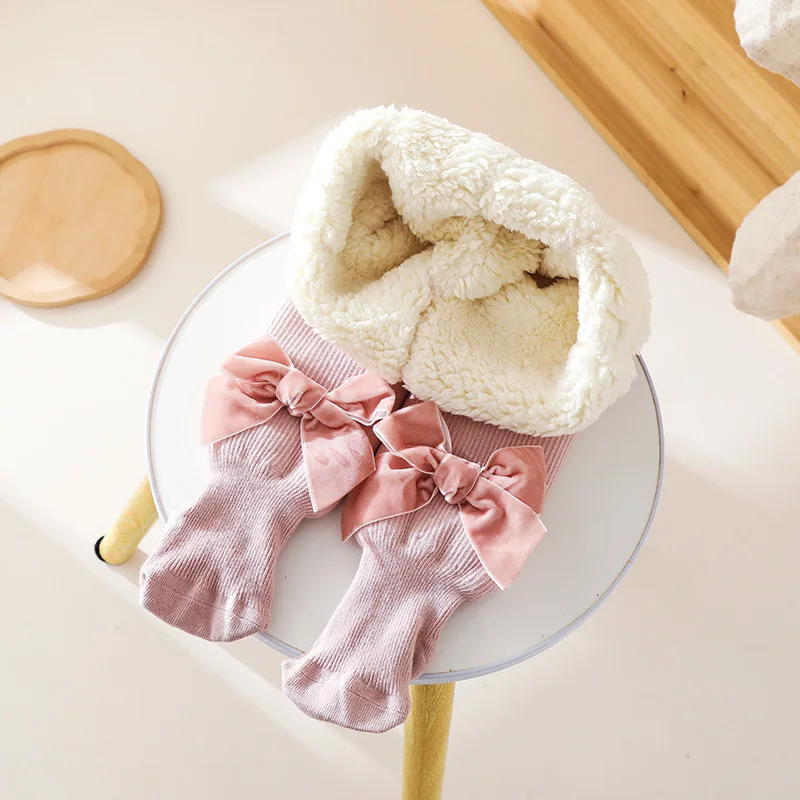 Kids Pantyhose Thicken Warm Solid For Girls 1-6Yrs