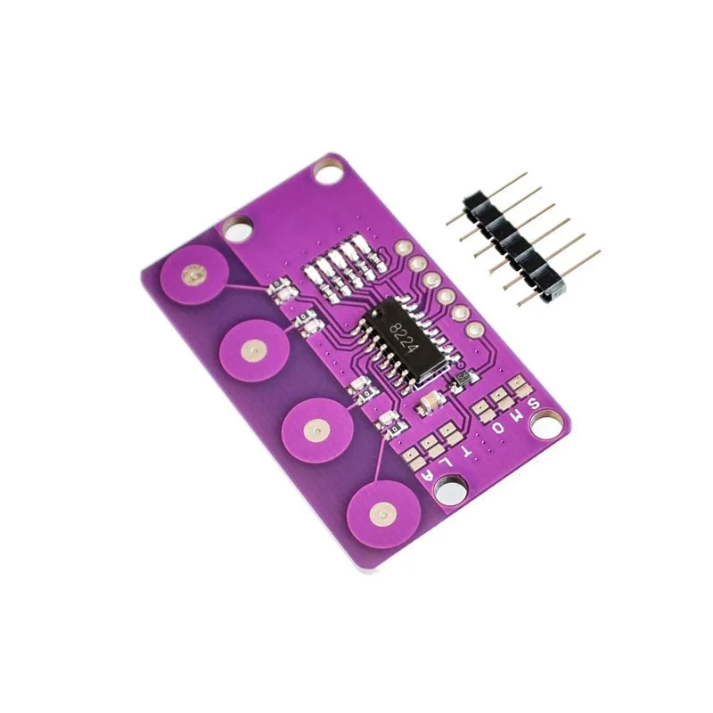 

MCU-0401 4 Bit Key Capacitive Touch Proximity Keyboard Selection Self Locking Function For Arduino