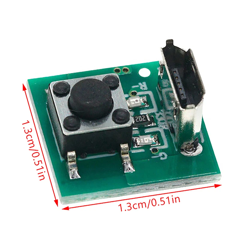 1PC 강력한 라이트 토치 드라이버 보드 회로 기판 DIY 회로 기판 Typec 충전 포트 충전 및 방전 Integra 모듈