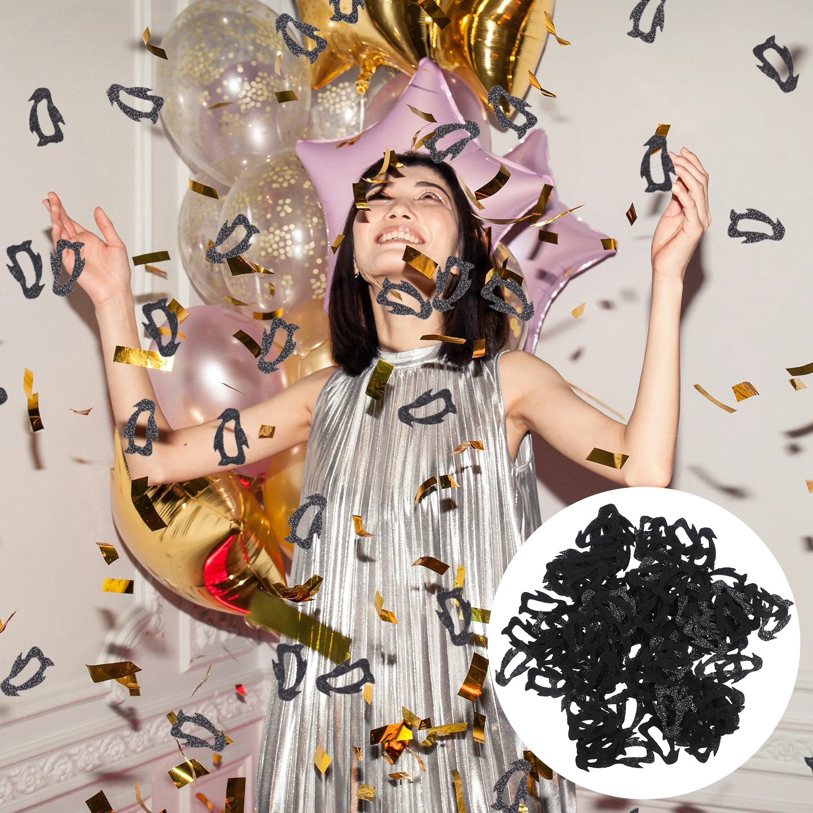 

1 Set Unique Penguin Confetti Table Decoration Confetti Party Penguin Confetti