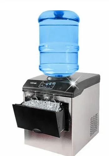 고품질 220V 25KG/24h 상업용 아이스 큐브 메이커 기계, 총알 라운드 아이스 블록 제작 기계 db