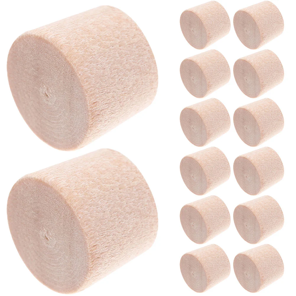 

100 Pcs Cork Drill Hole Covers Caps Round Plugs Carpenter Bee Wood for Screw Holes Accessories