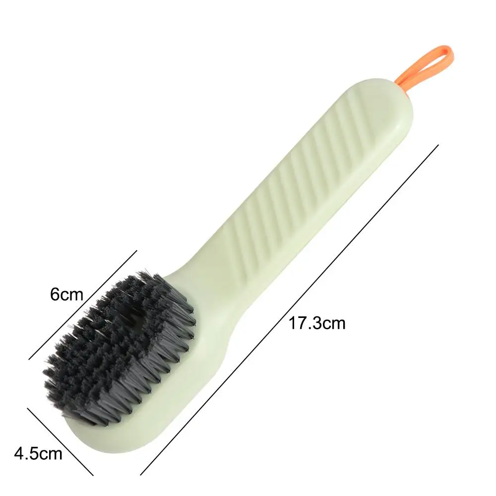 Household Cleaner Tools Liquid Shoe Brush Shoe Clothing Board Brush Soap Dispenser Cleaning Clothes Plastic