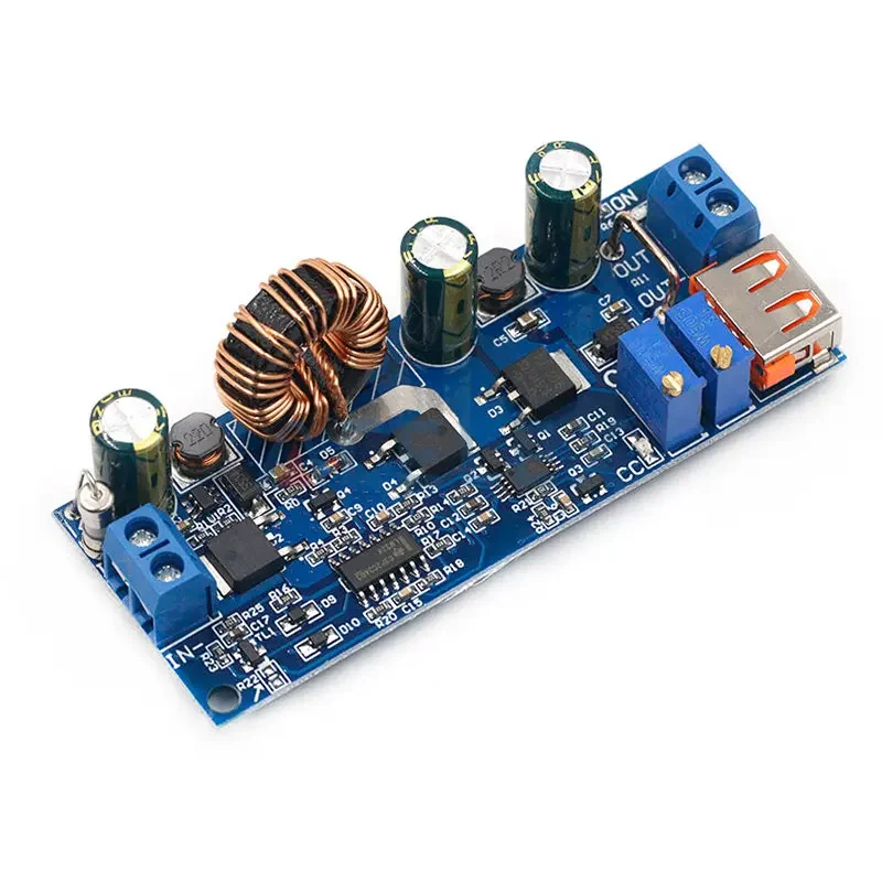 DC-DC 2-24V 3-30V USB 스텝 업 부스트 벅 모듈 정전압 정전류 전원 공급 장치 보드 80W 고전력