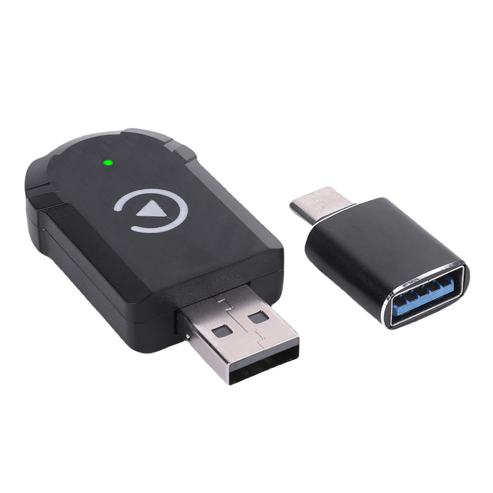 Wireless Carplay Android Auto Mini Adapter Bluetooth WiFi