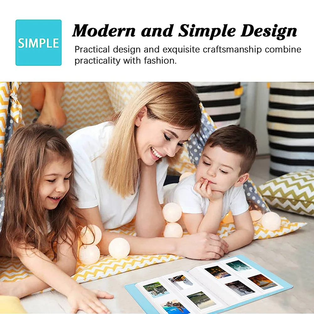 Mini Album Fotografico A 256 Tasche Per Polaroid-Adatto Per Fujifilm Instax Mini 11,Mini 9, Mini 40, Fotocamere Istantanee Socialmatiche