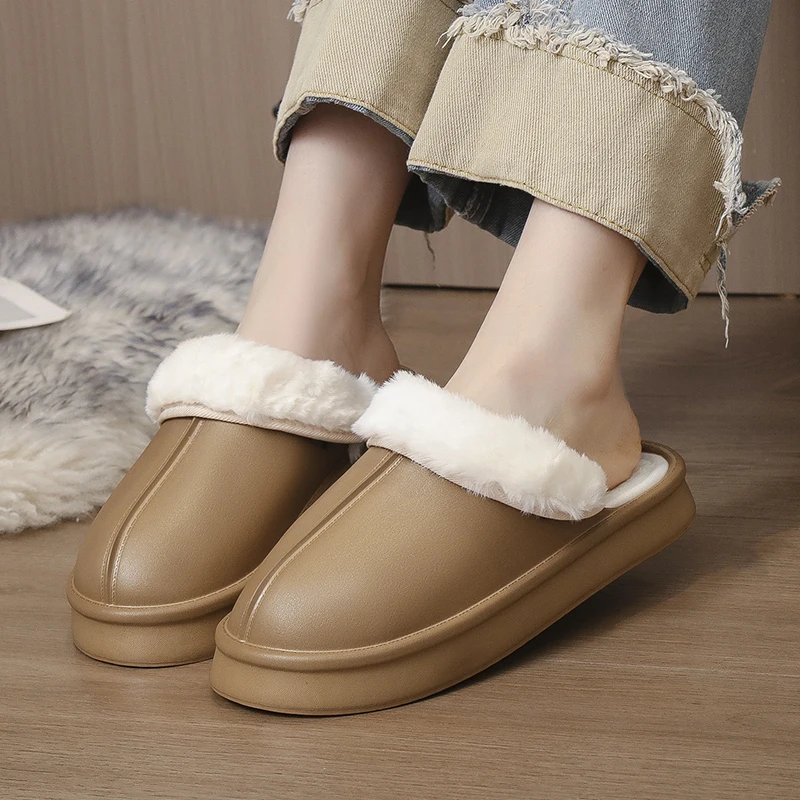 Comfortable & Warm Indoor Slippers For Women, Autumn/Winter, Elegant Faux Pearl E | ChicGrl