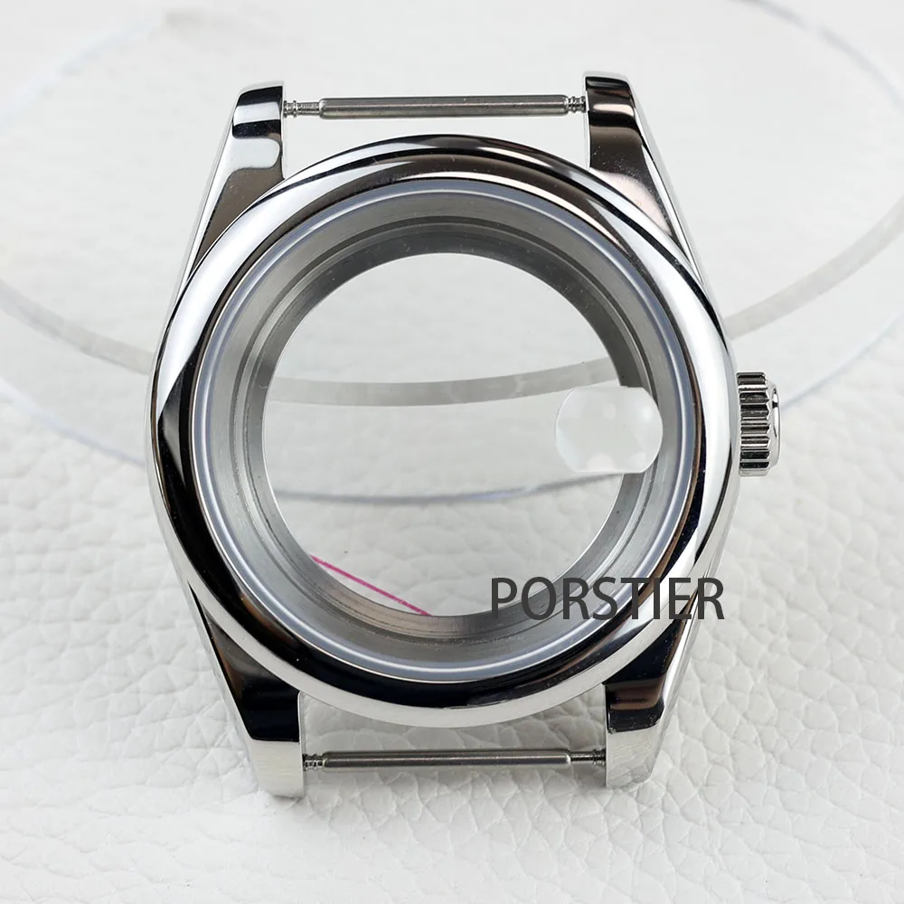 Boîtier De Montre 39 Mm Acier Inoxydable Avec Verre Saphir - Pour Mouvement NH35/NH36, Neuf