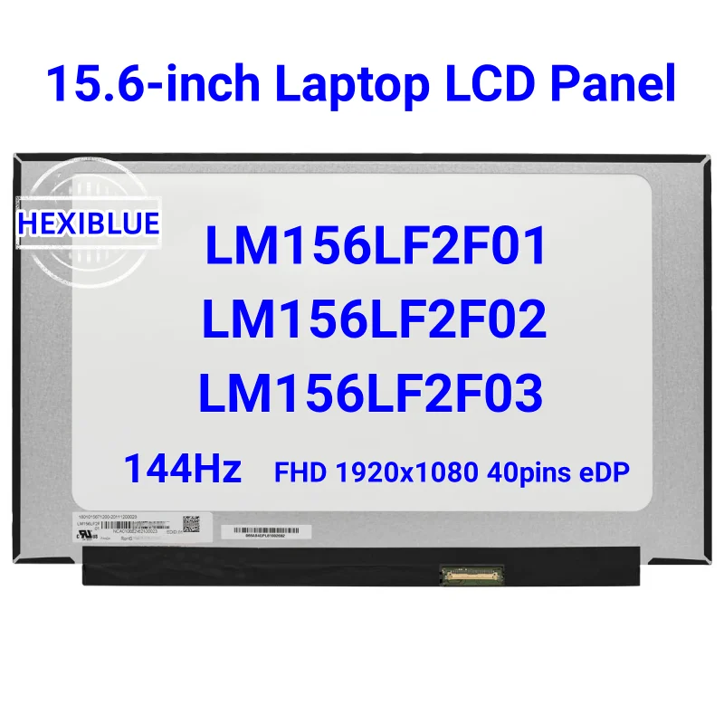 

ЖК-экран для ноутбука, 15,6 дюйма, 144 Гц, LM156LF2F01, подходит для LM156LF2F02, LM156LF2F03, для ASUS FX505, FX506, FX507, FX571, G512, G513, TUF505
