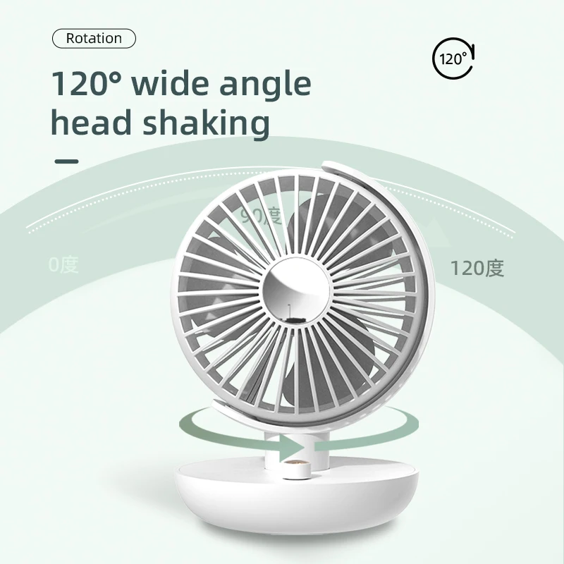 Usb Fan Portable Air Conditioners Ar Refrigerator Camping Home Power Bank Fans for Room Electric Mini Rechargeable Cooler Hand