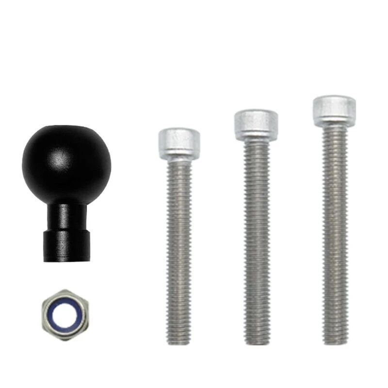 

Moto- Phone Holder 1" Ball and M8 Screws Bolt Universal for Motorcycle Scooter