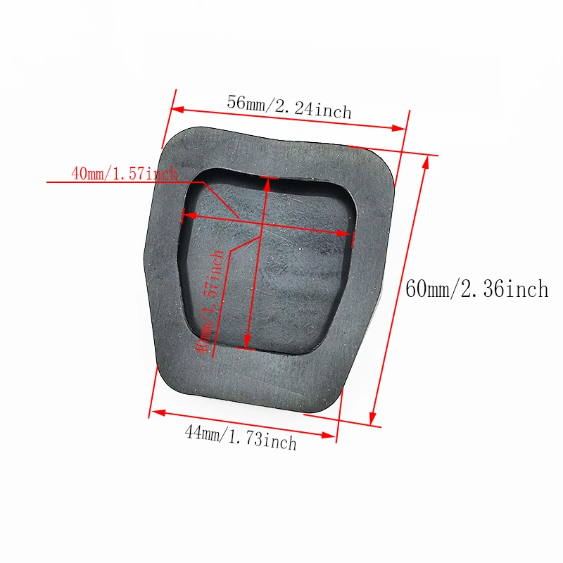 Skid-proof Brake Clutch Pedal Rubber Foot Grip for Golf MK2 1983-1992 Jetta MK2 1984-1992 Passat 1980-1988 Saloon 1988-1996 | car pedals,pedal cover
