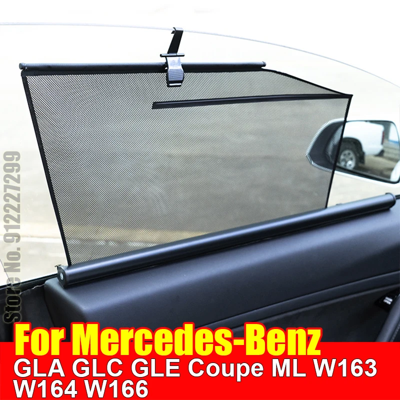 

For Mercedes Benz GLA GLC GLE Coupe ML W163 W164 W166 Sun Visor Automatic Lift Accessori Window Cover SunShade Curtain Shade