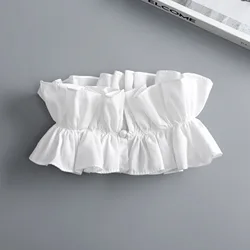 Vintage Lace Ruffled Detachable Collar (White)