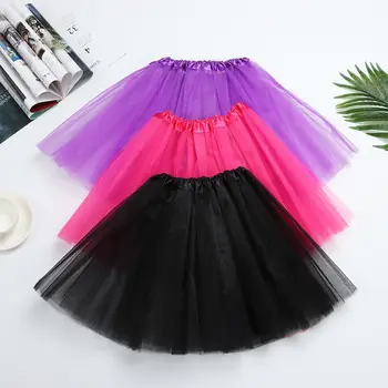 Fashion Women Tutus Skirt Classic Pleated Dance Tutu Skirts Female Lolita Petticoat Party Puffy Skirts Ballet Skirts