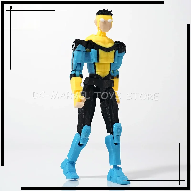 Neu auf Lager: 3D-gedruckte Unbesiegbare Jungen-Figur in Hellblau mit Markierungsstreifen, Dummy13 T13 Mehrteilige Verwandlungs-Actionfigur – Detail 8