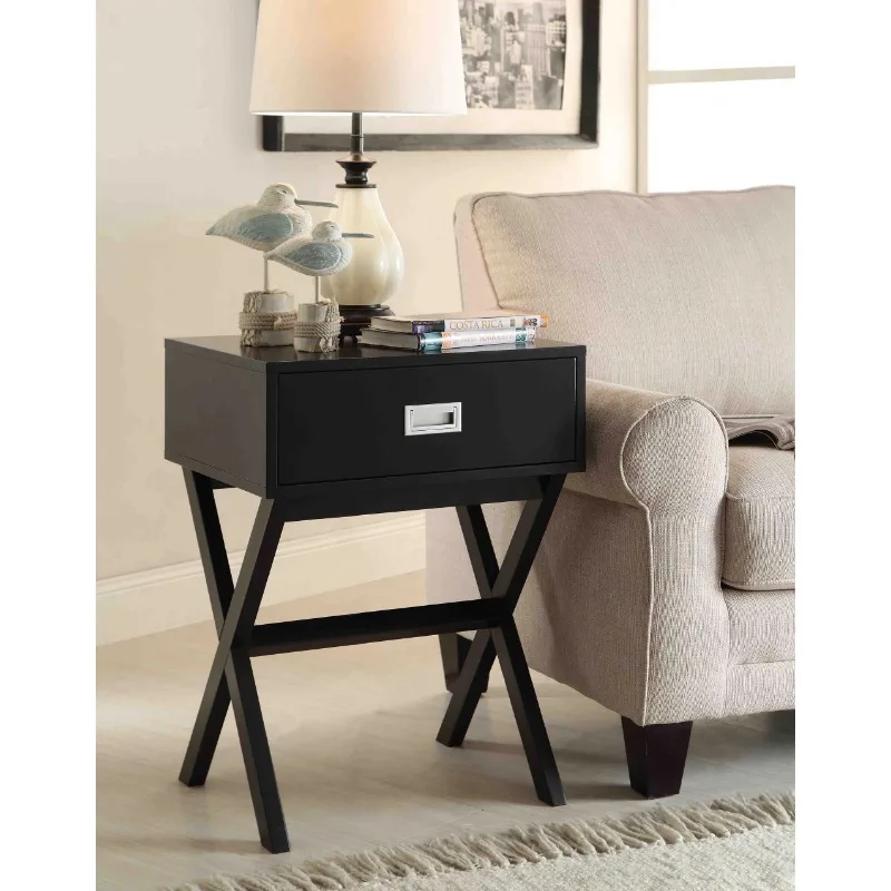 

Convenience Concepts Designs2Go Landon End Table, Multiple Colors Coffee Table for Living Room Side Table