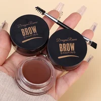 Matte Brown Black Wild Eyebrow Cream 3D Natural Tint Eyebrow Enhancers Gel Wax Waterproof Lasting Eye Makeup Cosmetic Tools 4
