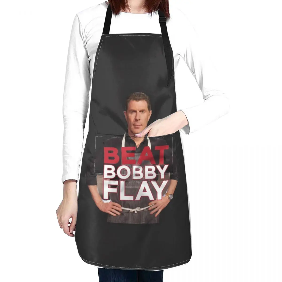 Beat Bobby Flay Apron Kitchen Items Chef Uniform Woman