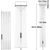 VEVOR Snow Roof Rake  Roof Shovel with Slide Cloth  Premium Blade Snow Removal Tool Safe on Roof Use for House Roof Car Snow 6