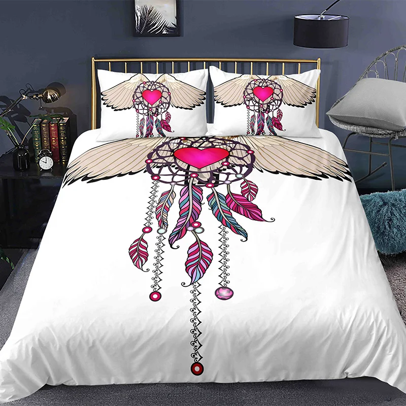 

Colorful Dream 3-piece Cover Sets Catcher Comforter Covers Soft Fabric King Queen Single Size Bedding Set Simple And Beautiful