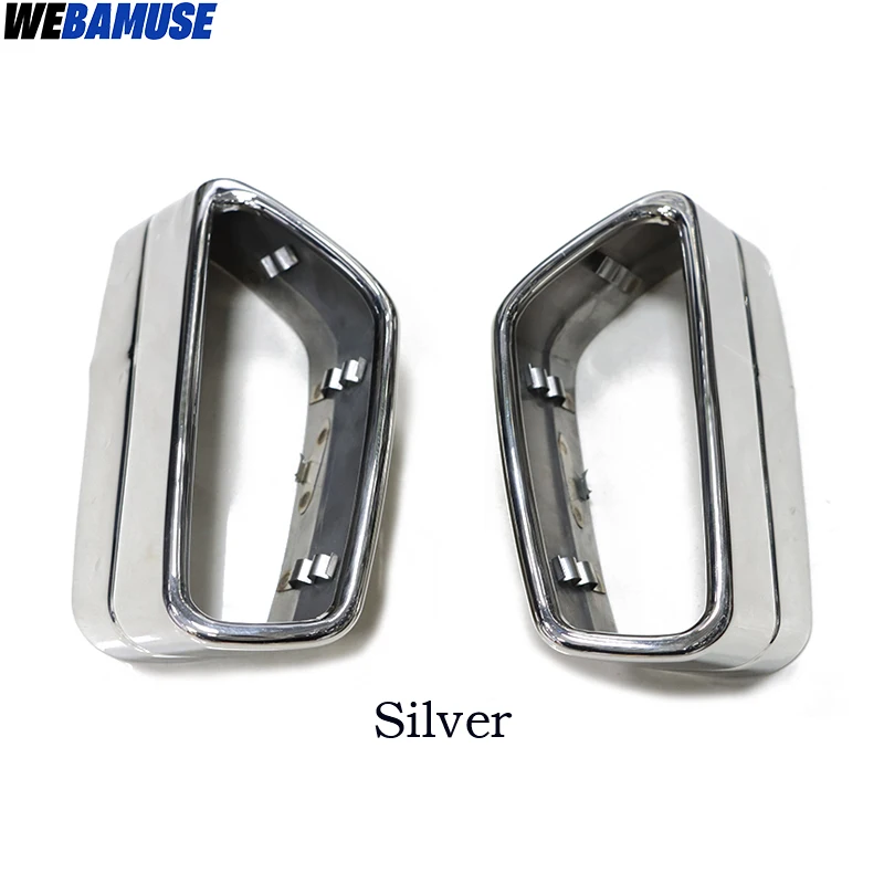 BMW 525i 528i 530i G30 G31 Exhaust Tip Muffler Square Cover Stainless Steel Exhaust Nozzle