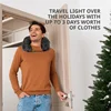 Stuffable Clothing Travel Neck Pillowcase Neck Pillow Portable Travel Neck Pillow For Train With Refillable Support Stuffable 3