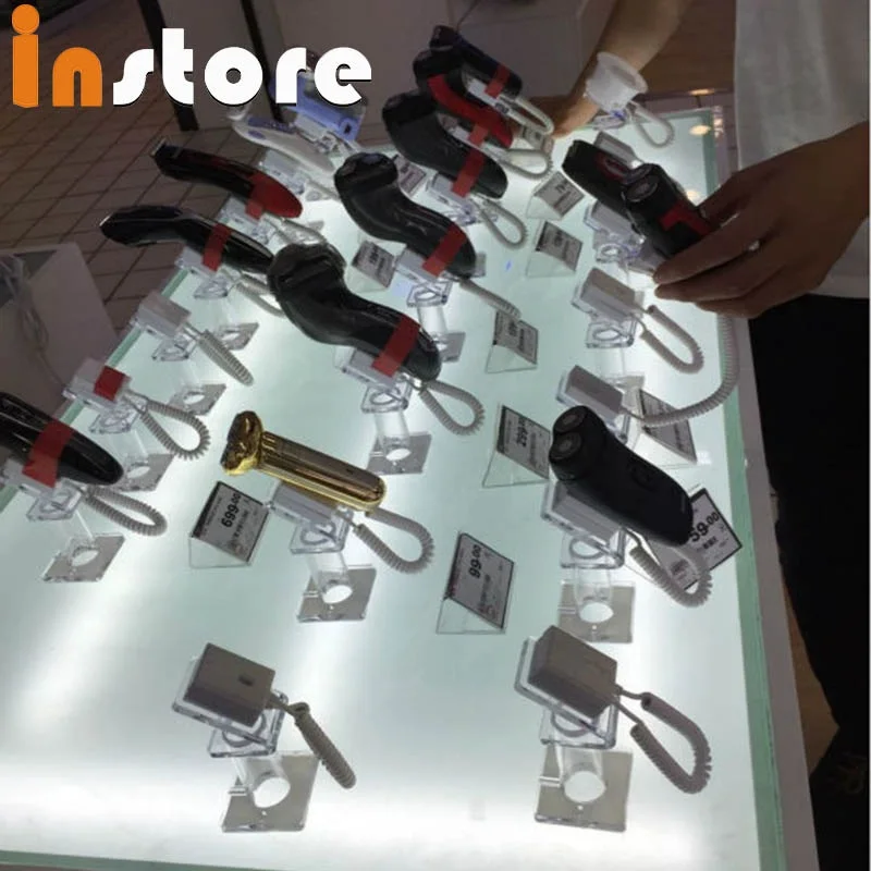 10 Pcs Security Display Stand For Cellphone Smart Phone,Acrylic Material, Retail Anti-Theft Display Stands Without Alarm