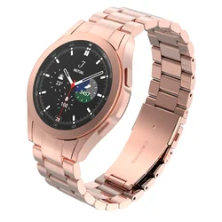 Fashion Stainless Steel Durable Bracelet - No Gap Metal Strap - Watch 5 Pro 45mm (Rose Gold)