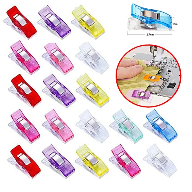Quilting Clips and Sewing Fabric Clips, Perfect for Sewing  Binding,Crafts,Paper Work and Hanging Little Things - Assorted Colors -  AliExpress
