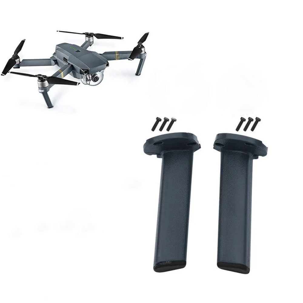 Paire de trains d'atterrissage avant pour DJI Mavic Pro, posés sur une surface plane.
