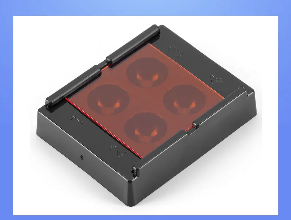 4 Löcher/8 Löcher AZDENT Dental Veneer Aufbewahrungsbox Zähne Patch Schattierung Licht Aufbewahrungskoffer Prothesenhalter Backenzahnboxen Zahnmedizin – Detail 18