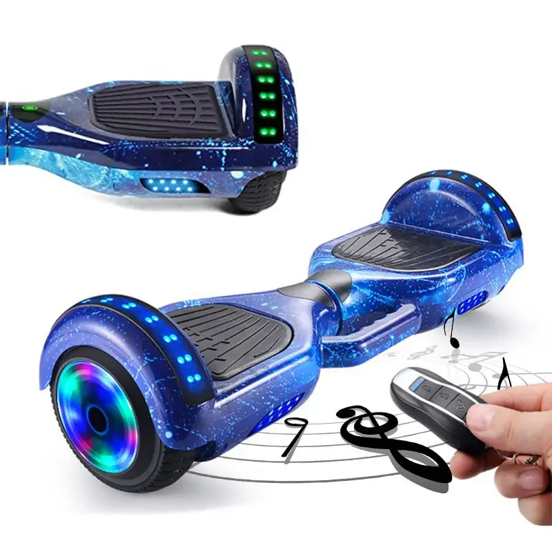 6.5inch Electric Self-balancing Scooters Bluetooth Colorful 2 Wheels Kids Electric Hover Board