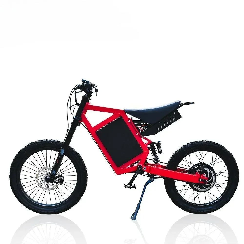 

(NEW DISCOUNT) Hezzo 72V 5000W Electric Dirt Bike Powerful Stealth Bomber Ebike 30Ah Long Range Mini Offroad E-dirtbike