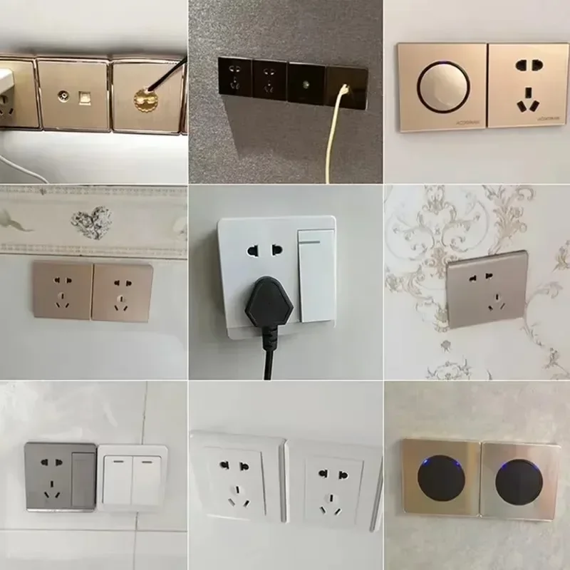 Switch Box Repair Tool 50/1PC 86 Type Cassette Repairer Dark Box Sockets Bottom Repair Box Fixed Support Rod Switch Sockets Case Home Repair Tools