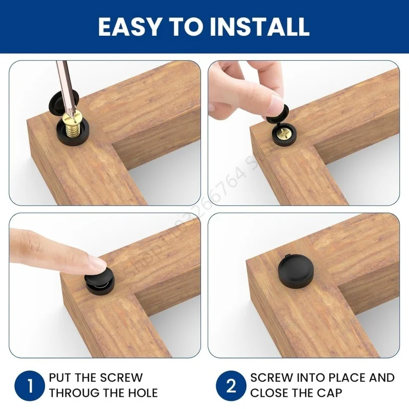 Plastic Screw Decorative Covers for Car Furniture Hardware