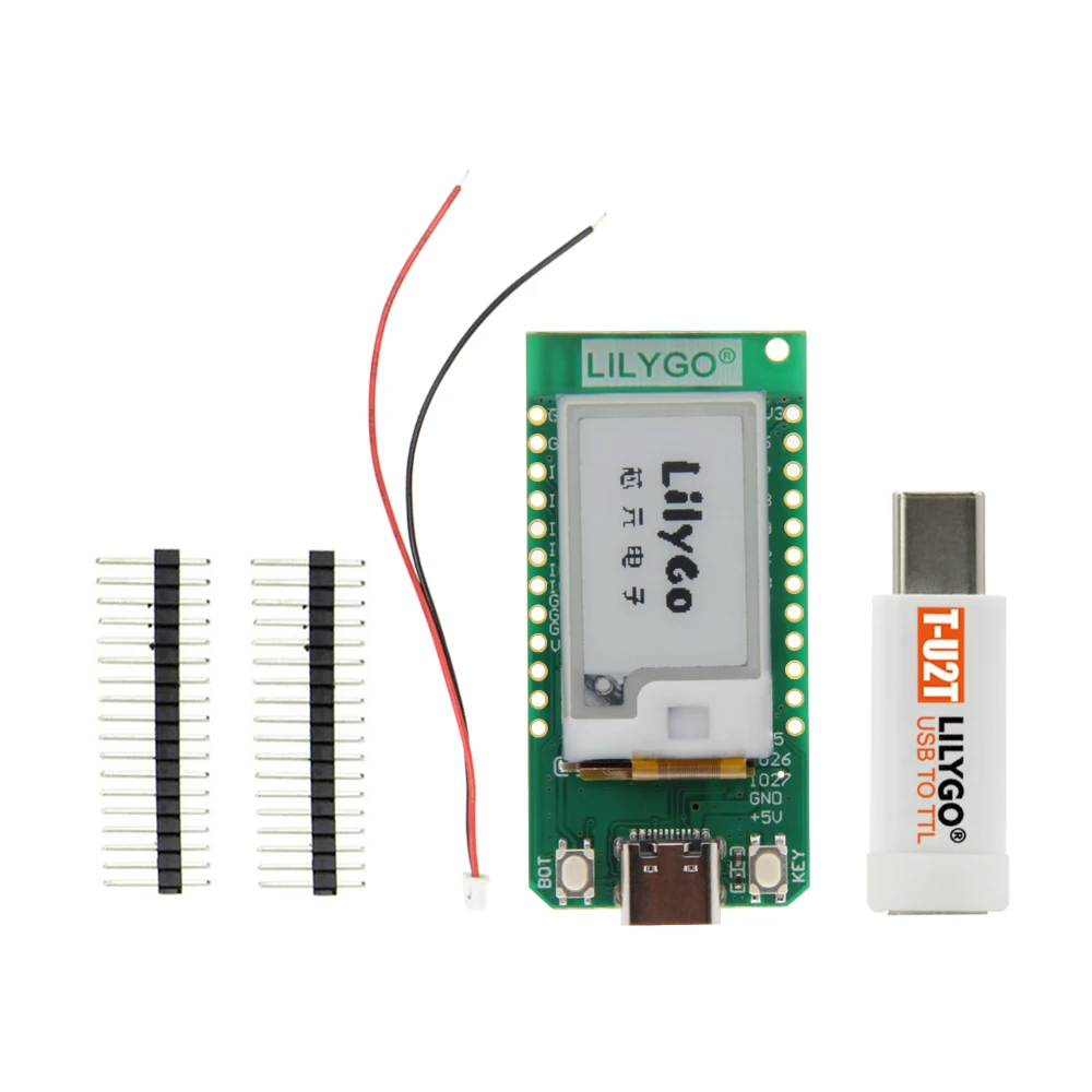® T-Dispay E-paper 1.02 inch Adapt to T-U2T USB To TTL Automatic Downloader