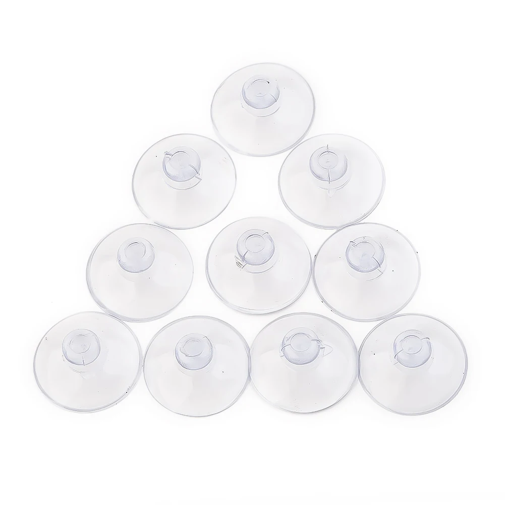 

10pcs Mushroom Head PVC Vacuum Strong Transparent Suction Cup Seamless Absorption Suction Cup Storage Kitchen Daily Necessities