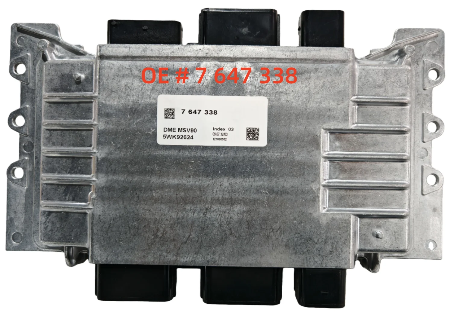 5WK92624 DME MSV90 7647338 Electronic Engine Control Unit Computer Board ECU without Chip BMW