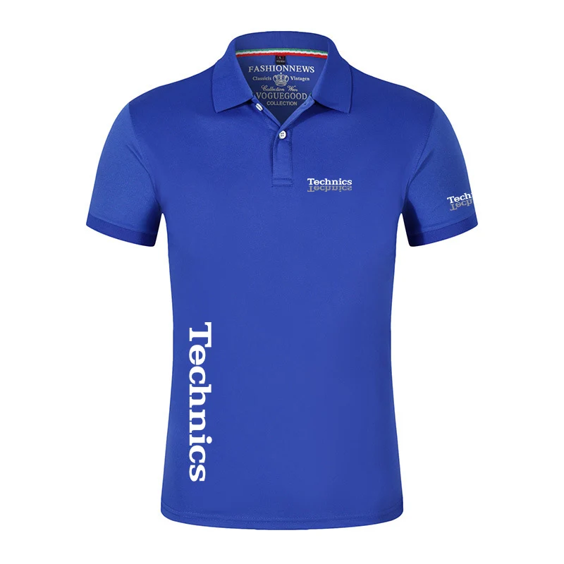 Technology 2023 male Dj 1200 turntable music new summer best selling printed Polo shirt short sleeve casual business jacket clot