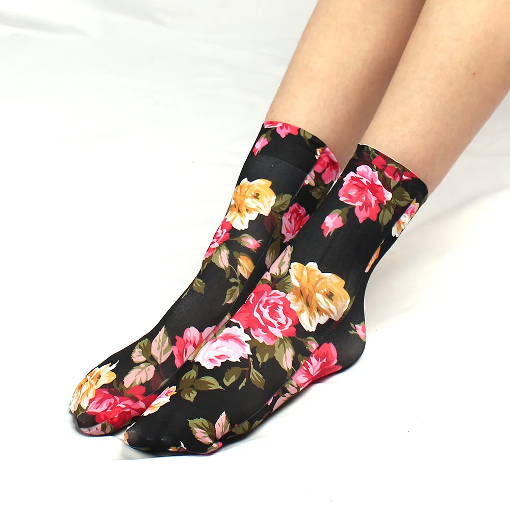 Leopard Print Short Socks - Comfortable Breathable Summer Stockings