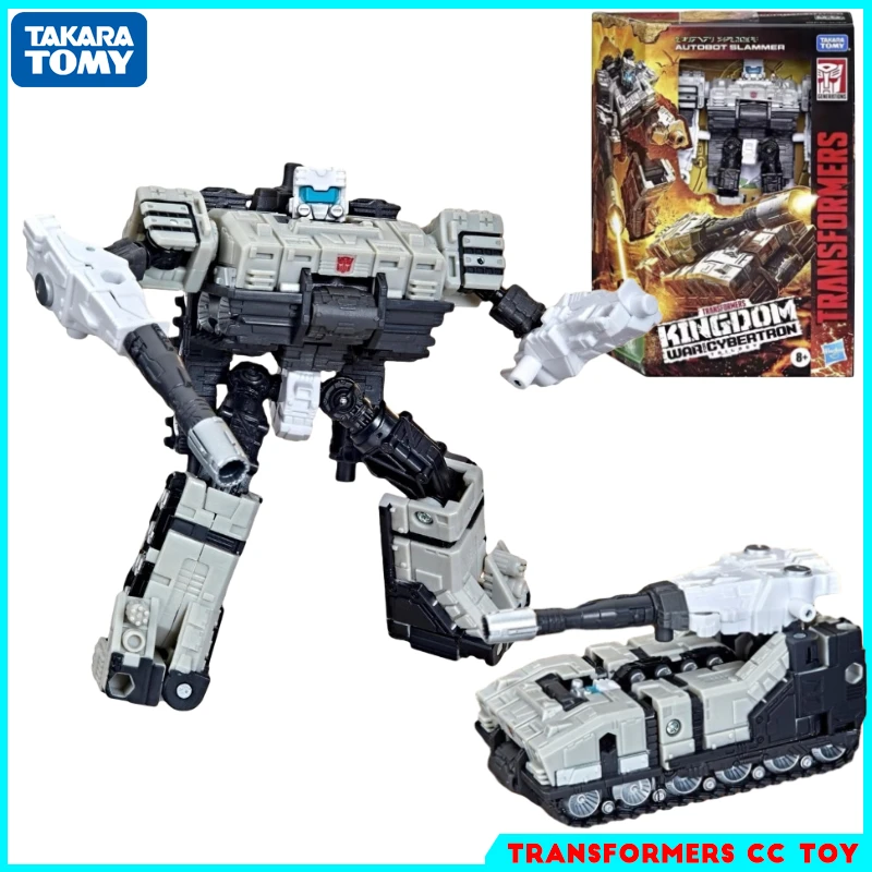 In Magazzino Trasformatori Takara Tomy Kingdom Series Wfc-K33 Slammer Action Figure Robot Toy Collection Hobby Collectibles