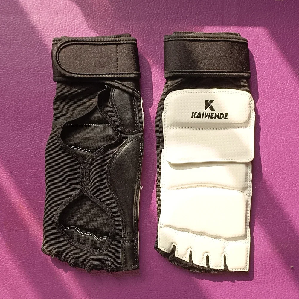 Foot Guard for Kickboxing Gloves Half Finger for Taekwondo Sparring Training Workouts Muay Thai Martial ArtsKarav MAGA Karate