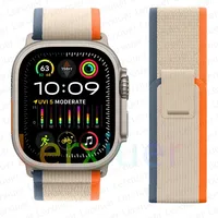 Boucle de sentier pour apple watch ultra 3 2 bandes 49mm 44mm 40mm 45mm 41mm 42mm bracelet correa iWatch série 7 se 8 9 10 11 46mm sangles 4