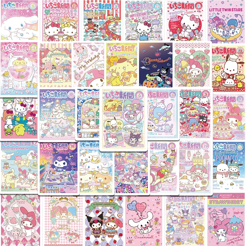 Sanrio Hello Kitty Sealing Labels Stickers Aesthetic