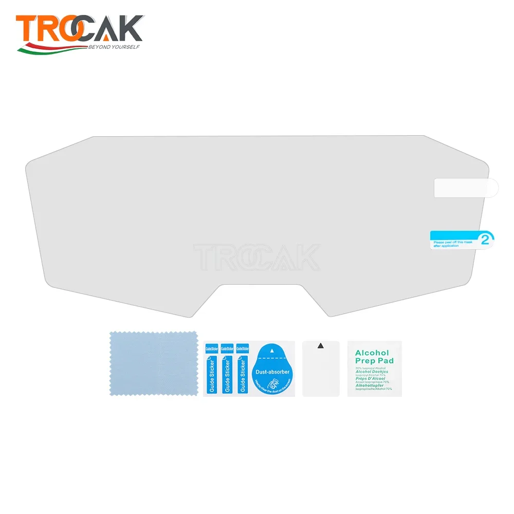 Motorcycle Cluster Scratch Protection Film Instrument Dashboard Sticker for Yamaha MT 07 MT-07 FZ07 FZ-07 Tracer 700 2014- motorcycle screen protector