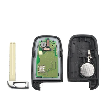 Smart key 4 pulsante con Chip per Hyundai - KEYYOU Smart Remote Control key Keyless Entry Fob 4 pulsante 433MHz con Chip ID46 per